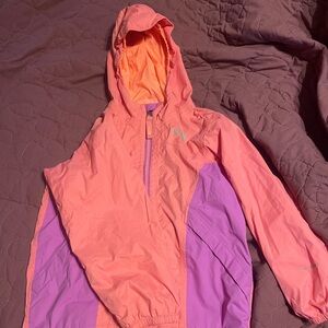 The North Face Kids Raincoat in Pink and Purple